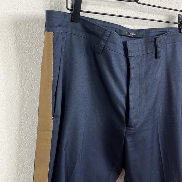 VALENTINO Side Stripe Slim Fit Trousers - Picture 2 of 12